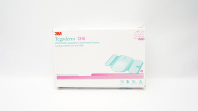 3M 1660 Tegaderm CHG I.V. Securement Dressing 2-3/4 x 3-3/8inch - Box of 25